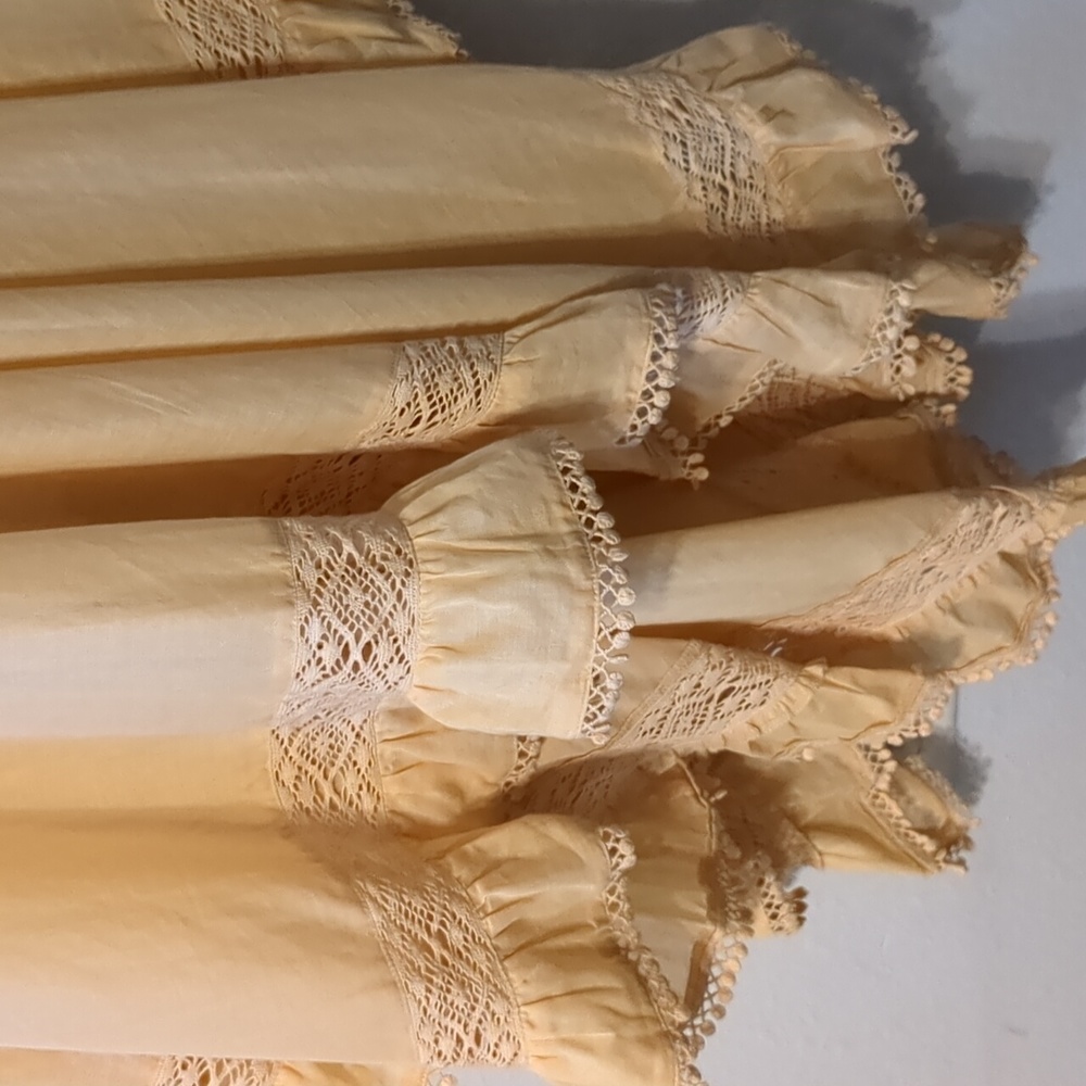 Spell And The Gypsy Sample Handkerchief Asymmetric Ruffle Hem Midi Dress NWT S - Picture 6 of 16